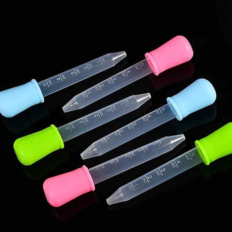 5ML Child Baby Dropper Medicine Feeder Child Medicine Device Silicone Pipette Liquid Food Dropper Plastic Infant Supplies medicine feeder