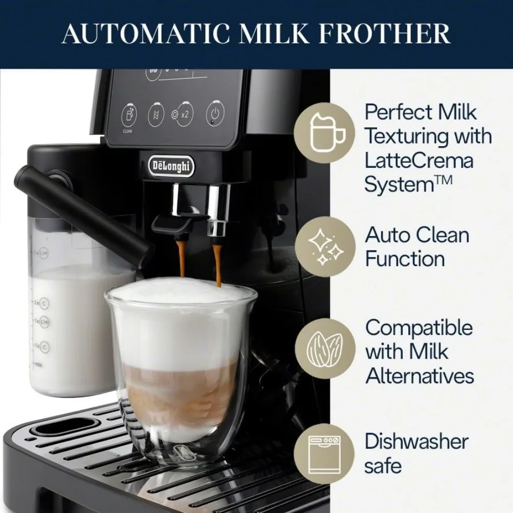 Magnifica Start Fully Automatic Espresso Machine, Black 5