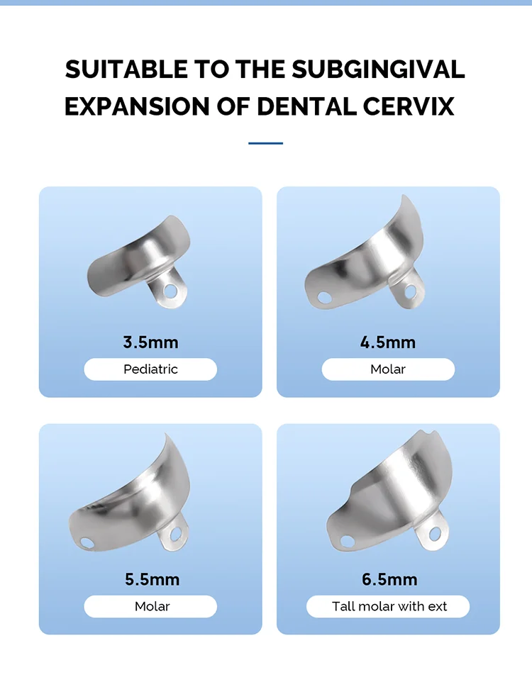Dental Matrix Bands Schnittkonturierte Metall Matrizen Matrix Für Zähne Ersatz Zahnarzt Werkzeuge Zahnmedizin Material AZDENT – Detail 2