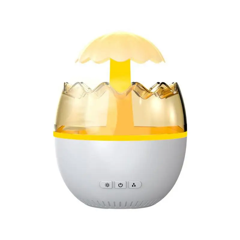 Umidificatore A Nuvola Di Pioggia 7 Colori Che Cambiano Piccolo Umidificatore A Nebbia Fredda 450Ml Umidificatore D'Aria Per Dormire Super Silenzioso 