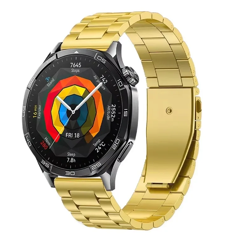 Premium Stainless Steel Metal Strap for Huawei Watch - Business Edition