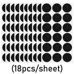 Premium Self-Adhesive Anti-Slip Felt Furniture Pads - 180pcs(10 Sheet) (Black Round)