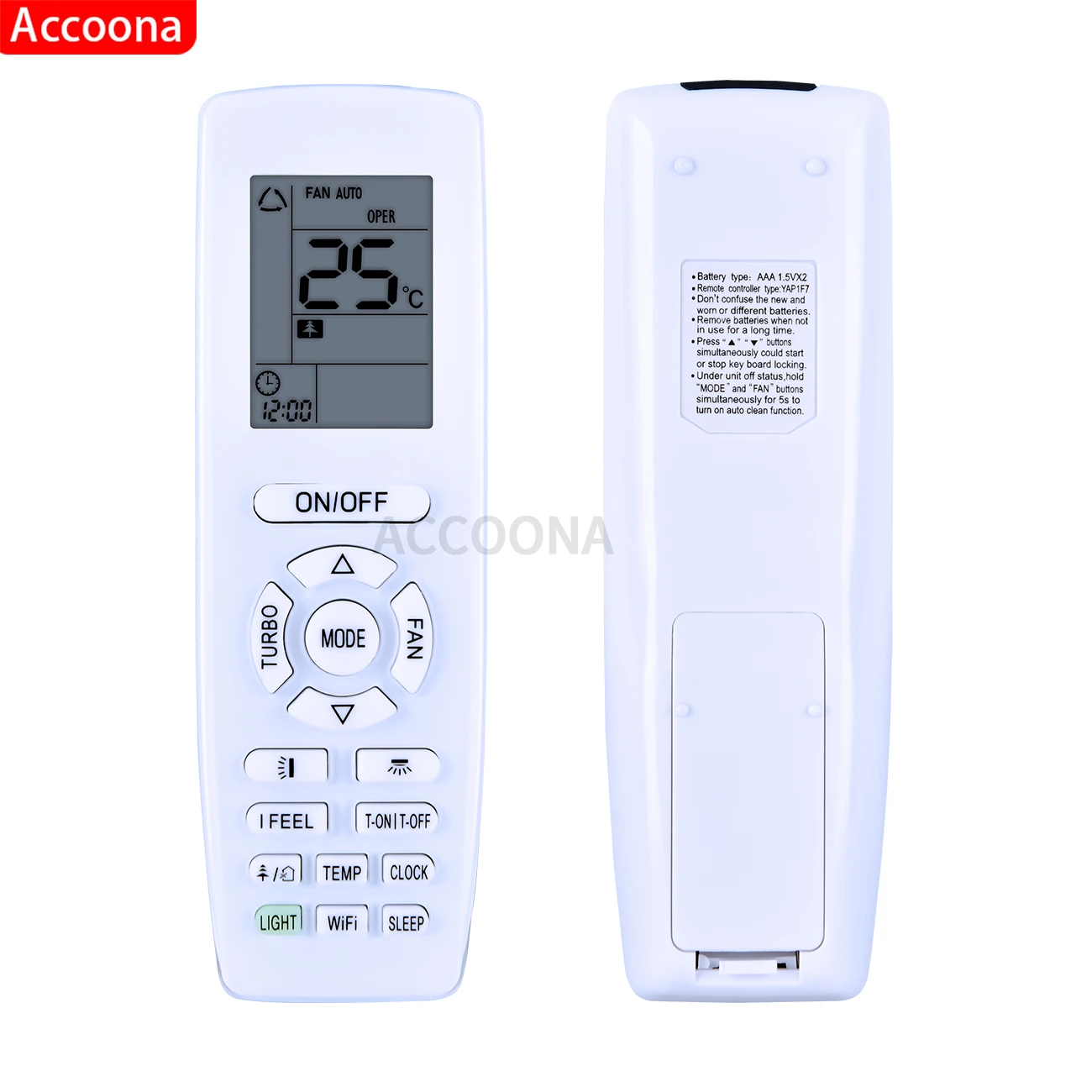 New Replacement YAP1F7 For GREE AC A/C Air Conditioner Remote Control with wifi images - 6