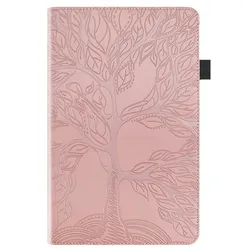 Custodia Elegante per Tablet con Fiori e Farfalle per Dispositivi da 11 Pollici - Copertura Protettiva in PU TPU con Portacarte + Regalo Bonus