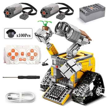Robot motorizzato da 687 pezzi, robot RC ad alta tecnologia con APP, funzioni motoristiche, modello di costruzione educativo fai-da-te per bambini, giocattolo regalo.