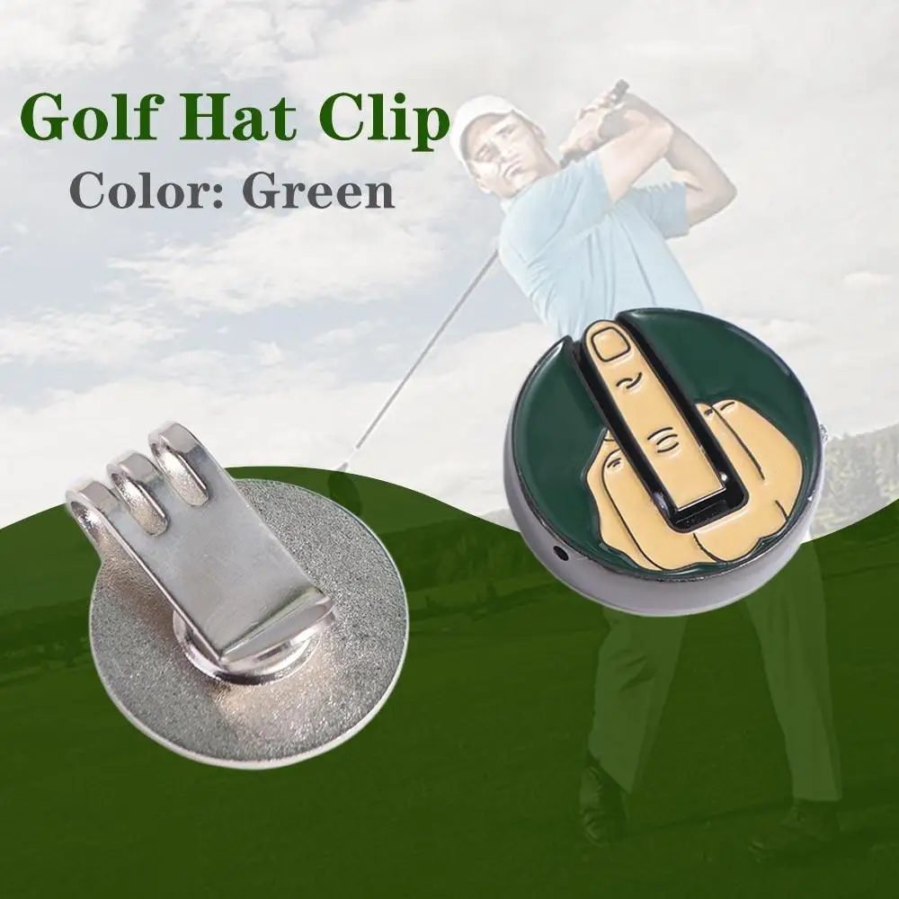 Funny Golf Balls Middle Finger Golf Ball Marker Middle Finger Green Funny Ball Markers Marker Cap
