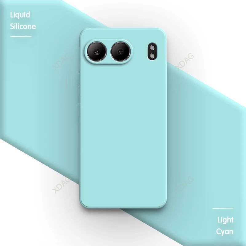 Soft Silicone Phone Case with Lens Protection and Candy Color Design
