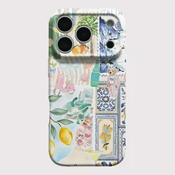 Creative Pattern Hard Plastic Phone Case - Stylish Back Cover Coque - iPhone 12 Mini (JSS060)