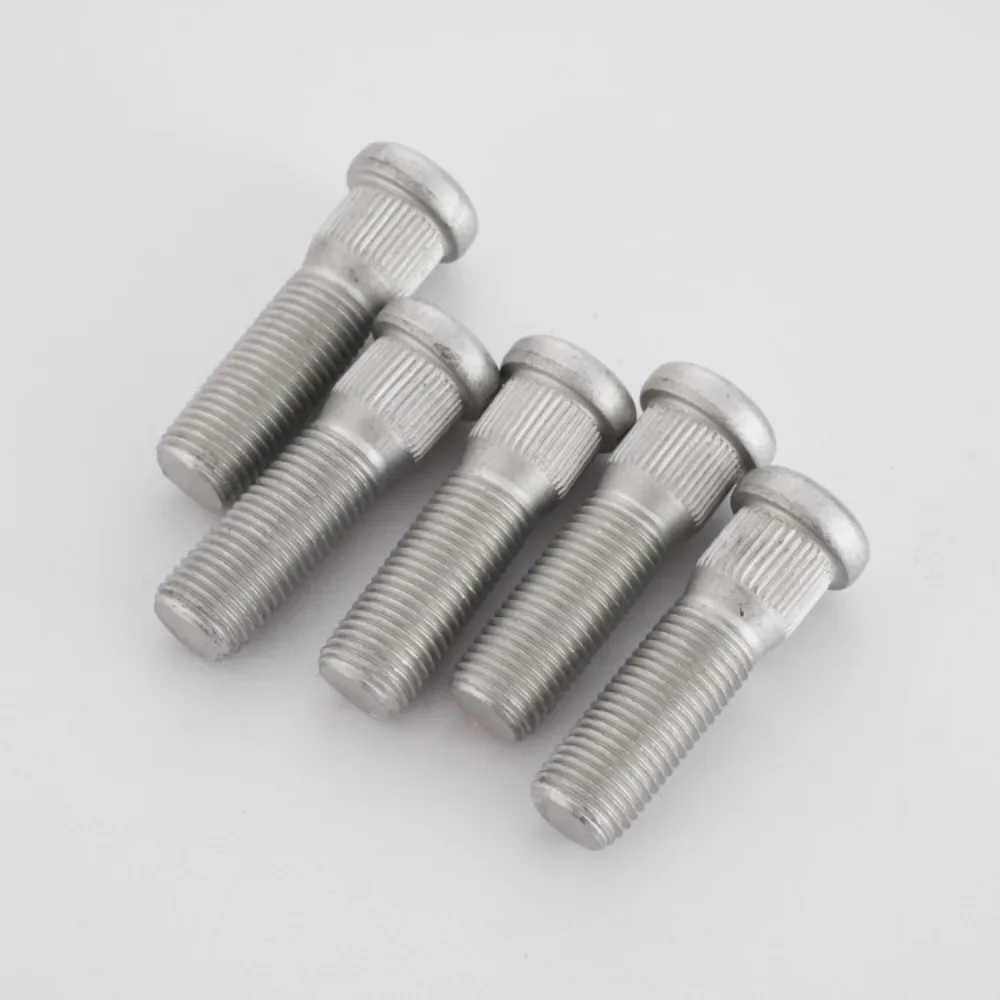 1pc Wheel Hub Spline Bolt Suit for BYD Series M14x1.5 Spline Diameter 15.6mm Length 55mm Grade 10.9