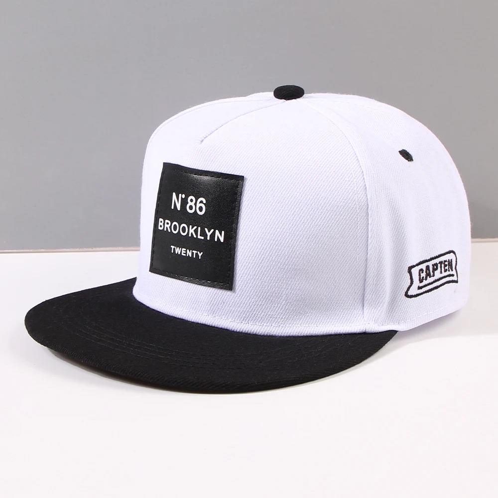 Baseball Caps 1 MEN'S AND WOMEN'S Fashionable Letter N86 Sewn Label Flat Brim Hip-hop Hat Outdoor Personalized Casual Baseball Cap