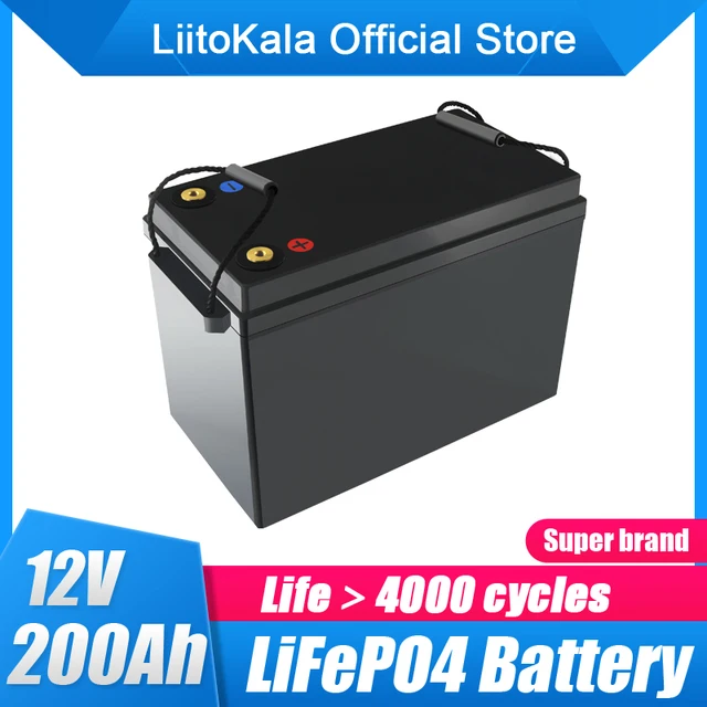 売り尽くし価格】 Liitokala 12v 200AH lifepo4リチウム電池4 4s 12.8v 