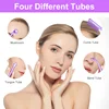 1Pcs High Frequency Facial Argon Ear Shap Electrode Nozzle Attachment Tubes Face Massager Purple Light Face Skin Care Violet 4