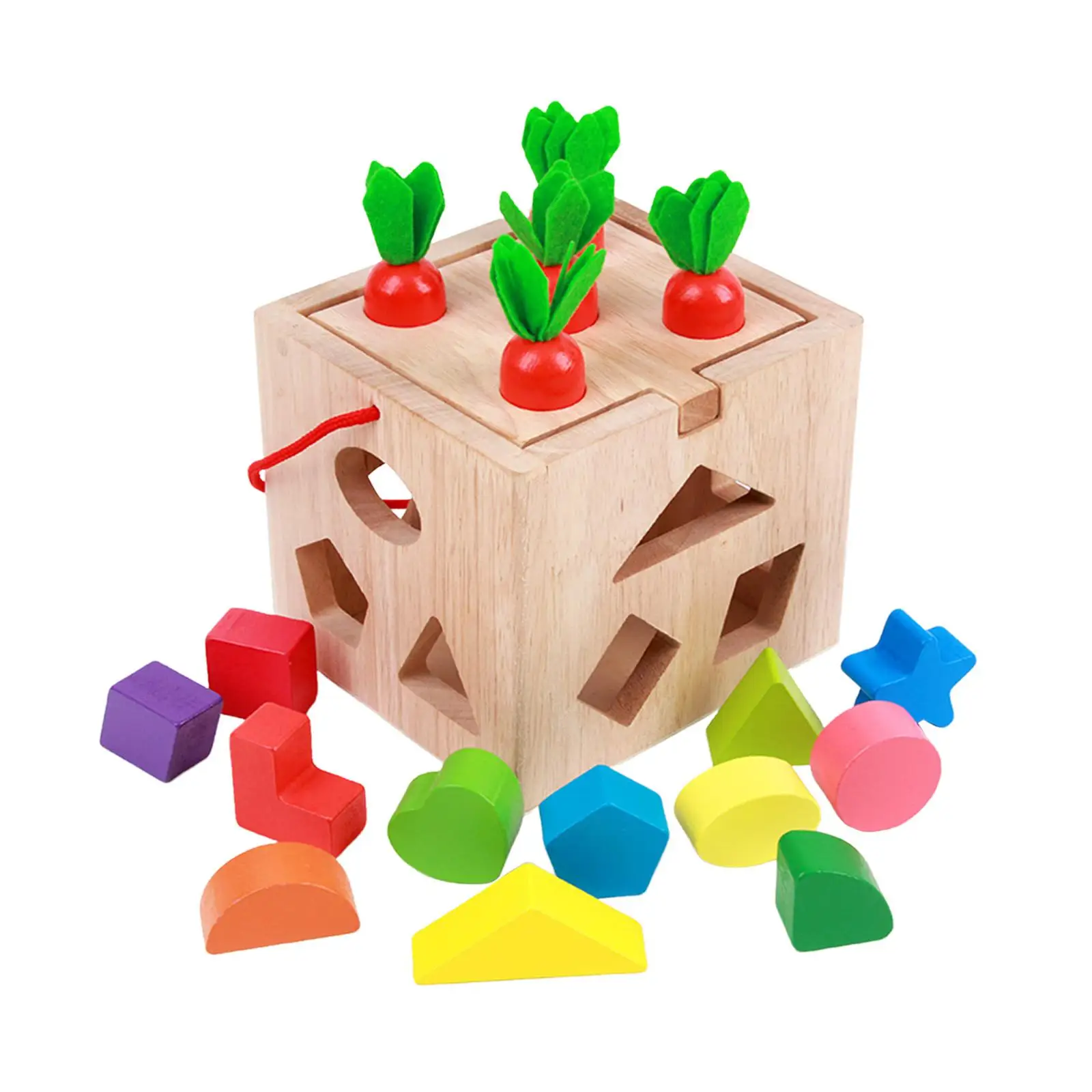 

Object Permanence Box Montessori Toys for Girls Boys 1 2 3 Year Old Babies