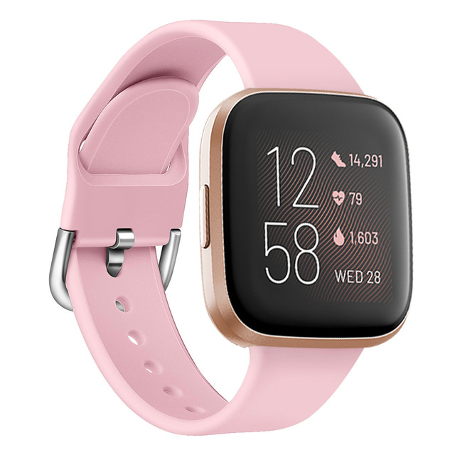 band For Original Fitbit Versa 2 strap Soft Silicone Waterproof Wrist Accessories Replacement correa For Fitbit Versa 2