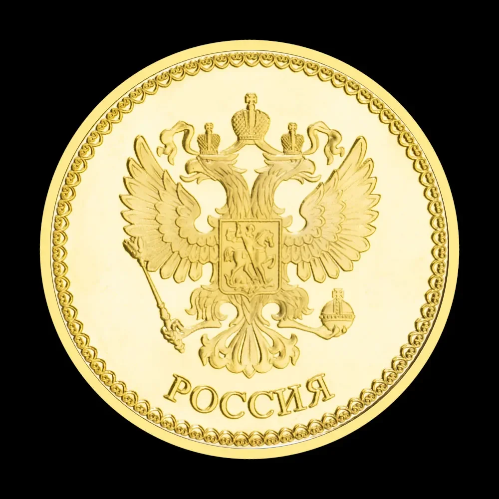 Aphrora Cruiser Souvenir Coin Golden Plated St.Petersburg Naval Base Commemorative Coins Collection Gift - Image 6