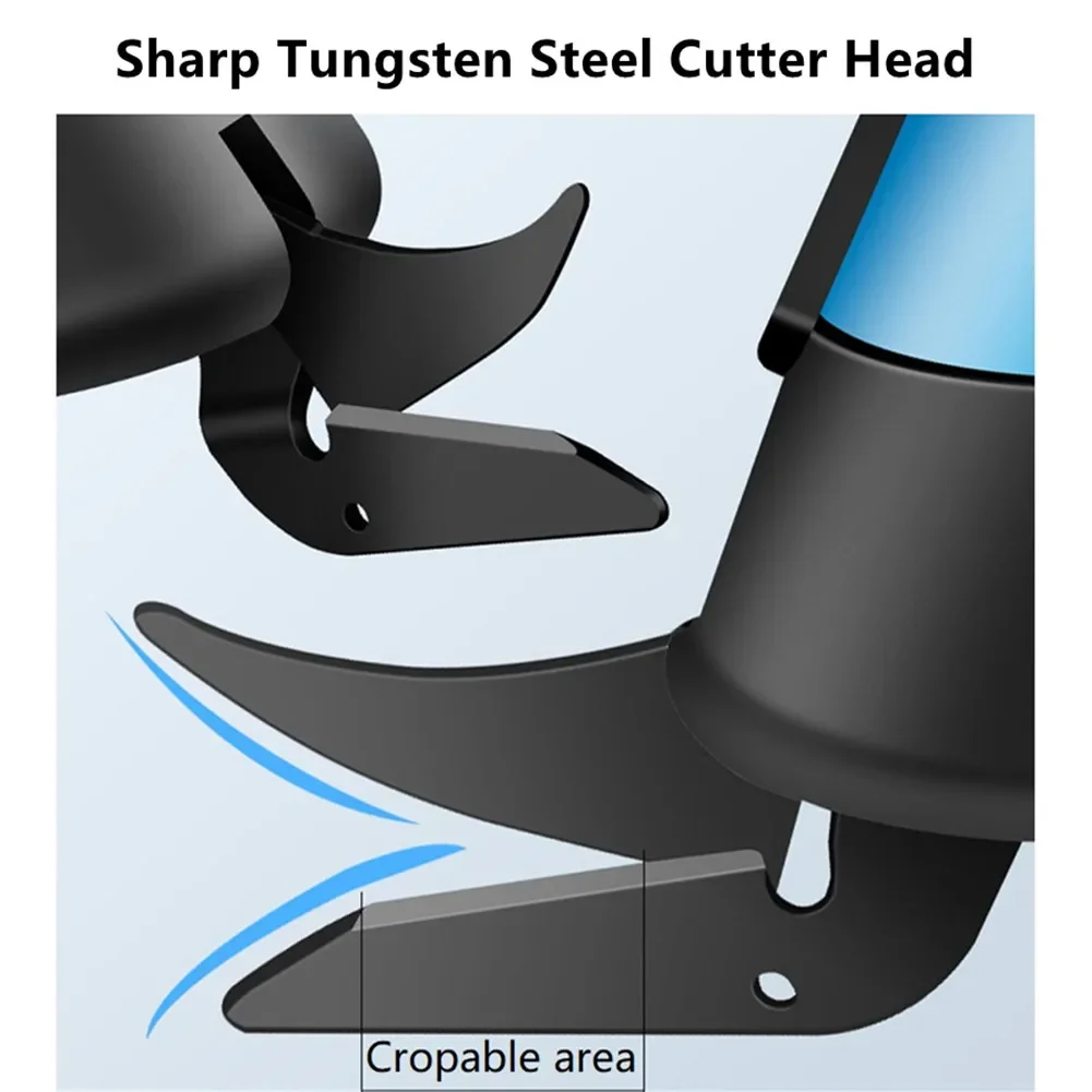 JANGKLIFE DIY Electric Scissors Cloth Cutting Leather Tailor Tungsten Carbide Blades Portable Hand Tools Lithium batteries 3
