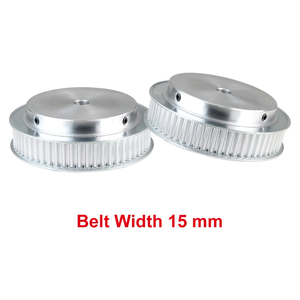 5M-60T Pulley Inner Bore 12/14/15/16/17/19/20 mm Aluminum pulley wheel Slot Width 16/21 mm Fit For Width 15/20 5M-timing belt timing belt pulley fixed pulley belt pulley lifting rope pulley