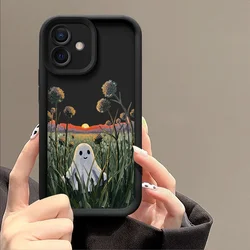 Abstract Cute Ghost Pattern Halloween Soft Phone Case Cover s for OnePlus Ace 2 (JGHCX436J1)