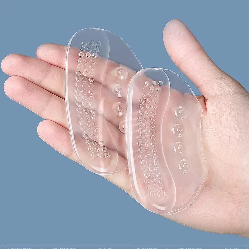 Heel Protector Heel Protector Pads Heel Cushion Protector High-quality Silicone Heel Protectors Women's High Heels Non-slip Pads Foot Care Products Adjustable Size Shoe Accessories