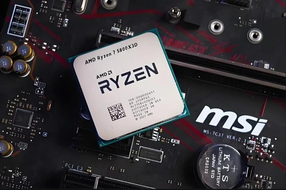 AMD 라이젠 7 5800X3D 오리지널 트레이 프로세서 쿨러 미포함 8코어 16스레드 최대 4.5GHz AM4 소켓 96MB 3D V 캐시 DDR4 PCIe 4.0