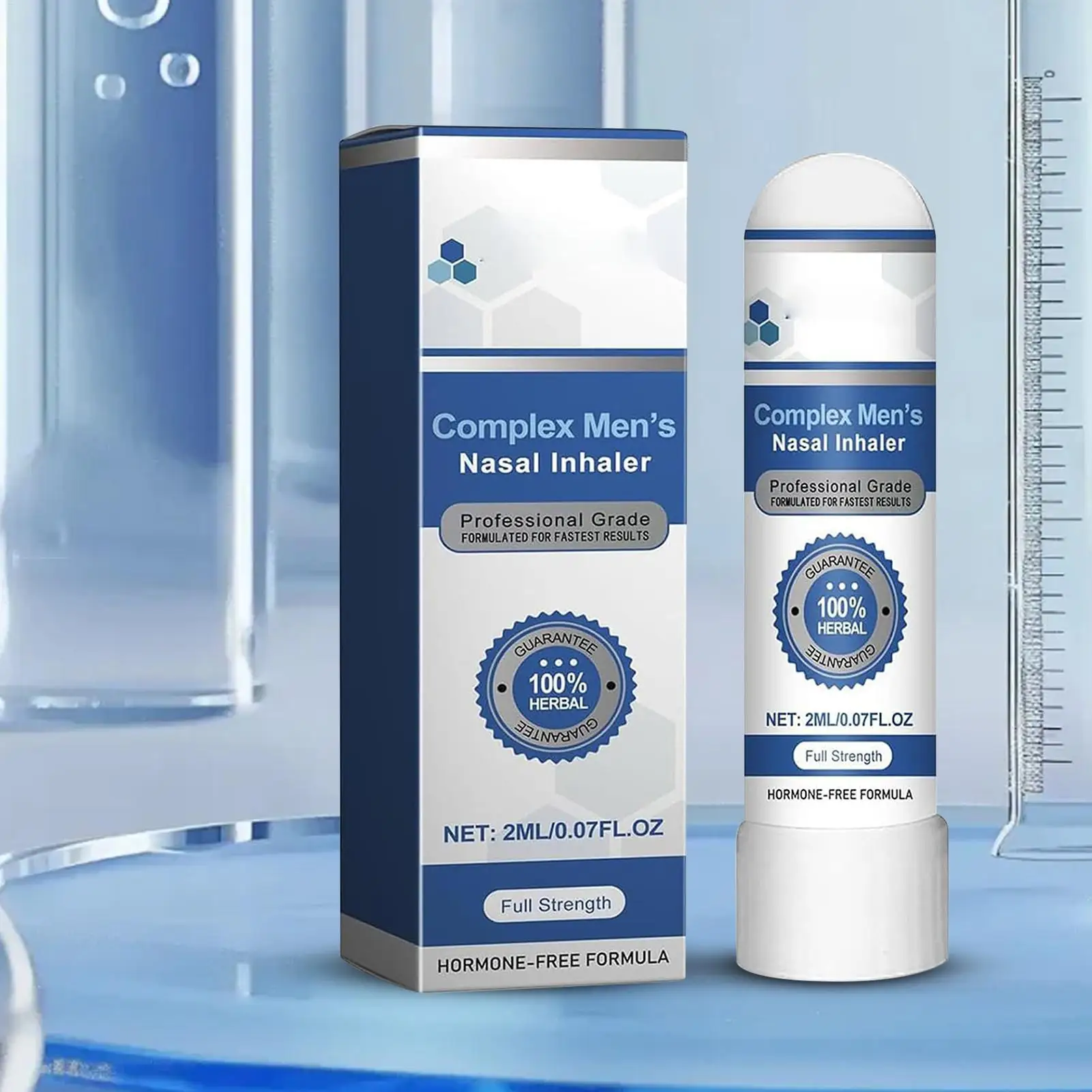 Portable complex Men's Nasal Inhaler Energy Enhancer Nasal Inhaler Endurance Refreshing Awakening Brain Soothe Nose Stick