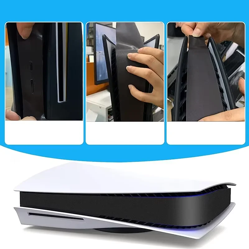 TECTINTE Middle Stickers Skin for Game Console Protective Shell Replacement Decoration Strip