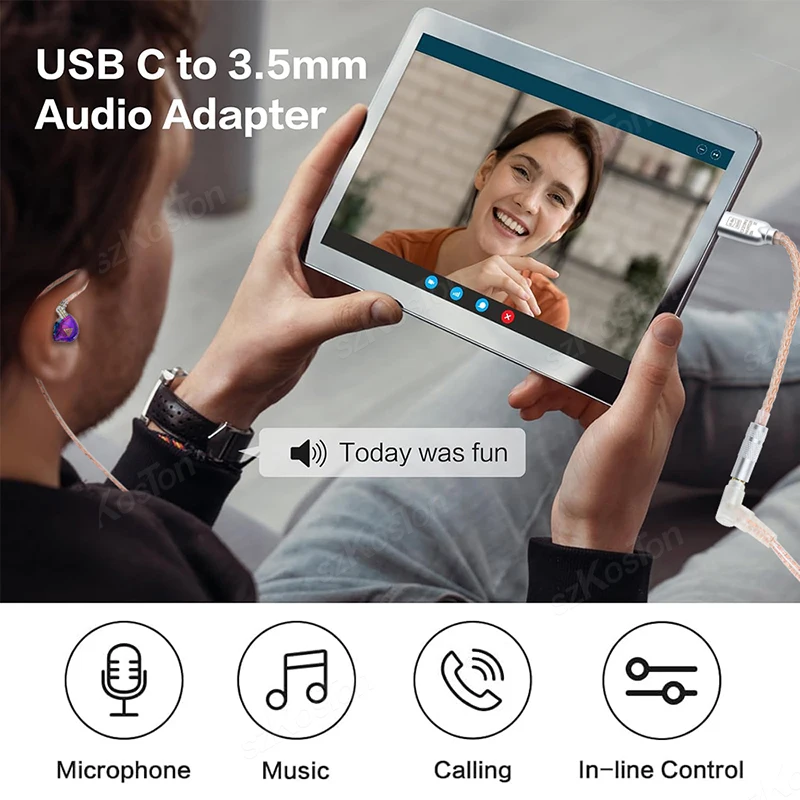 Type C to 3.5mm Headphone Amplifier CX31993 MAX97220 Dual Chip Audio Decoder IEM AMP Smartphone Adapter For iPhone15 Samsung