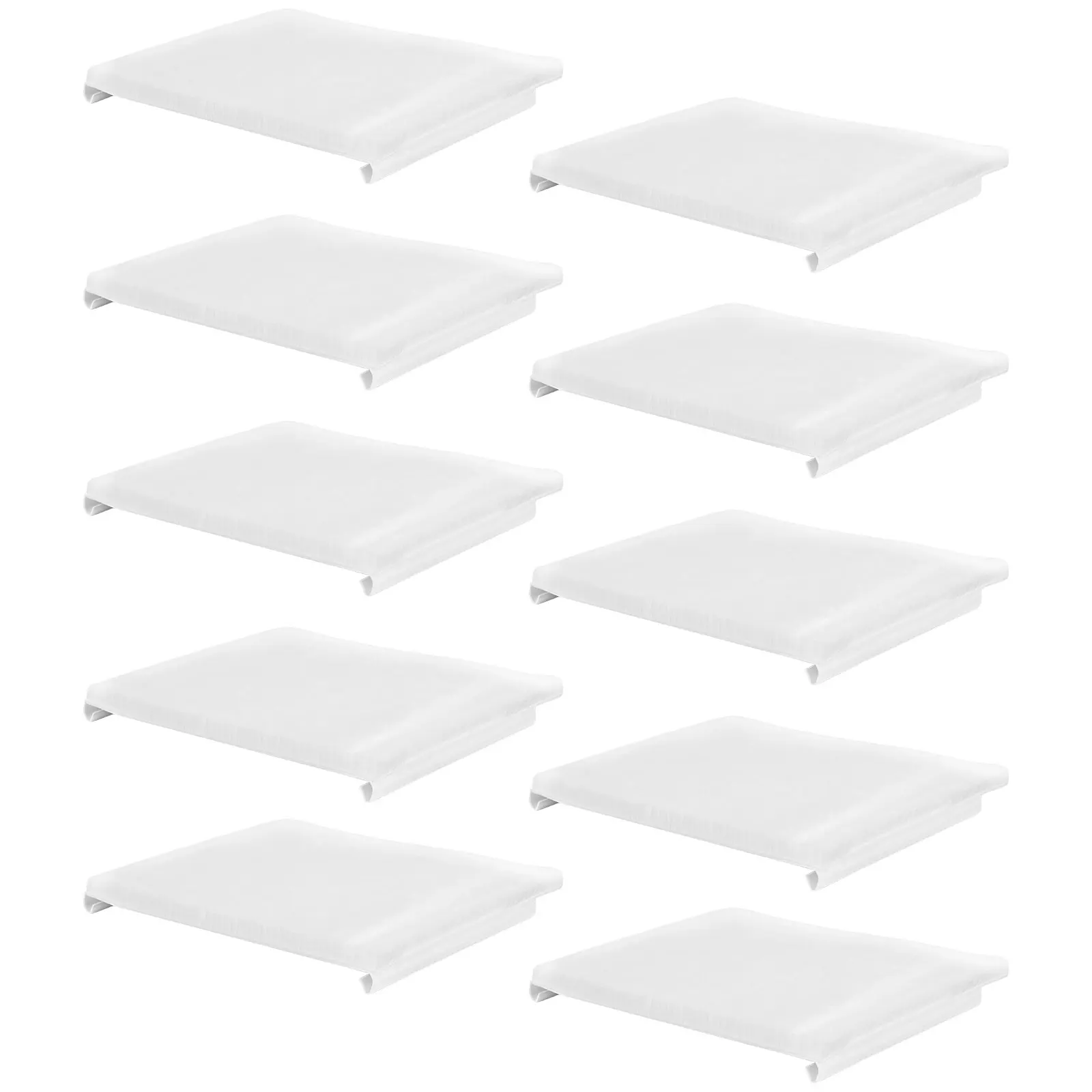 10Pcs Paint Edger Replacement Pads Nylon Dense Bristles Corner Painter Pads Resilient Trim Painting Tool Pads for Walls Ceilings