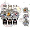 Disney Children's Watch Boys Girls Cartoon Iron Man Captain America Am pointer luminous Stainless Steel Band kids Watches gifts 1