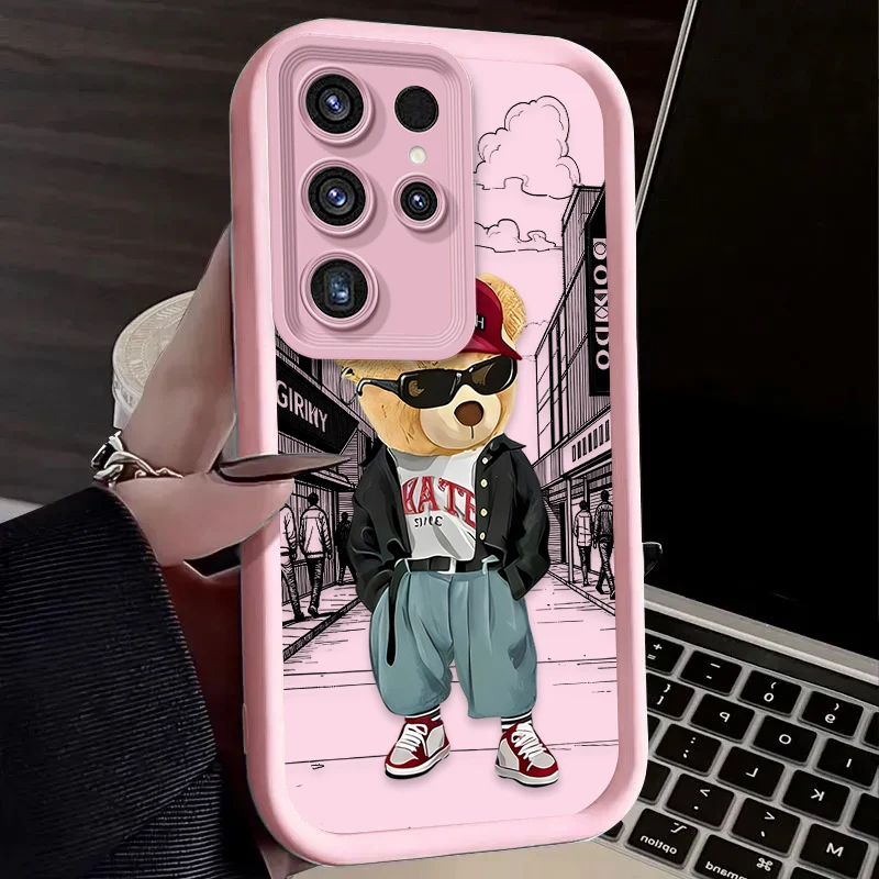 Chic Bear Design Phone Case - Cute and Stylish Protective Cover