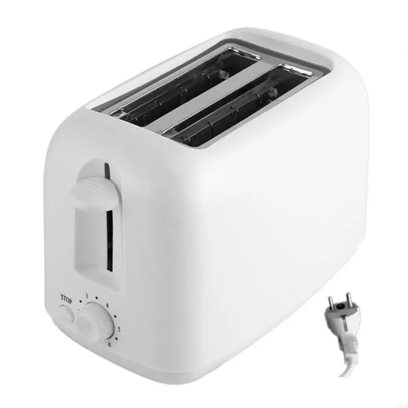 Multifunctional Breakfast Appliance Electric Toaster With Removable Crumb Tray 2 Slices Home Bread Toaster Kitchen Tool