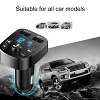 Car Charger FM Transmitter Bluetooth Audio Dual USB Car MP3 Player Autoradio Handsfree Charger 3.1A Fast Charger Car Accessories 3