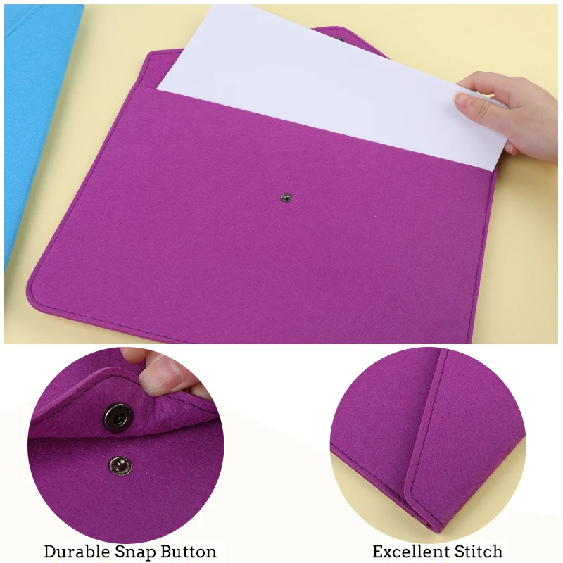 A3/A4/A5 Felt Insert Bag Document Handbag Organizer Travel Inner Purse Portable Bags Storage Tote,felt bag organizer