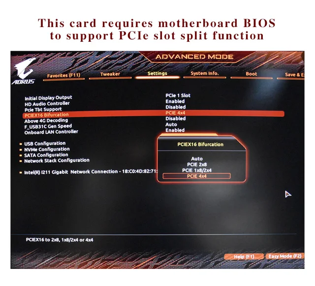 Aorus Bios Settings Nvme Ssd Gigabyte X570S AERO G Review BIOS