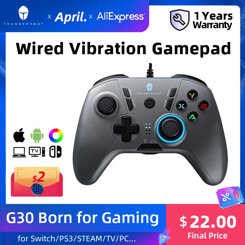 Thongobot Nintendo Switch用の有線 無線ゲームコントローラー ゲームコントローラー ジョイスティック Windows Pc S3互換 Gamepads Aliexpress