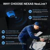 NEXAS NexLink Motocycle Diagnostic Tool Bluetooth 5.0 OBD2 EOBD Scanner for iOS Android Windows Fault Code Reader Check Engine 6