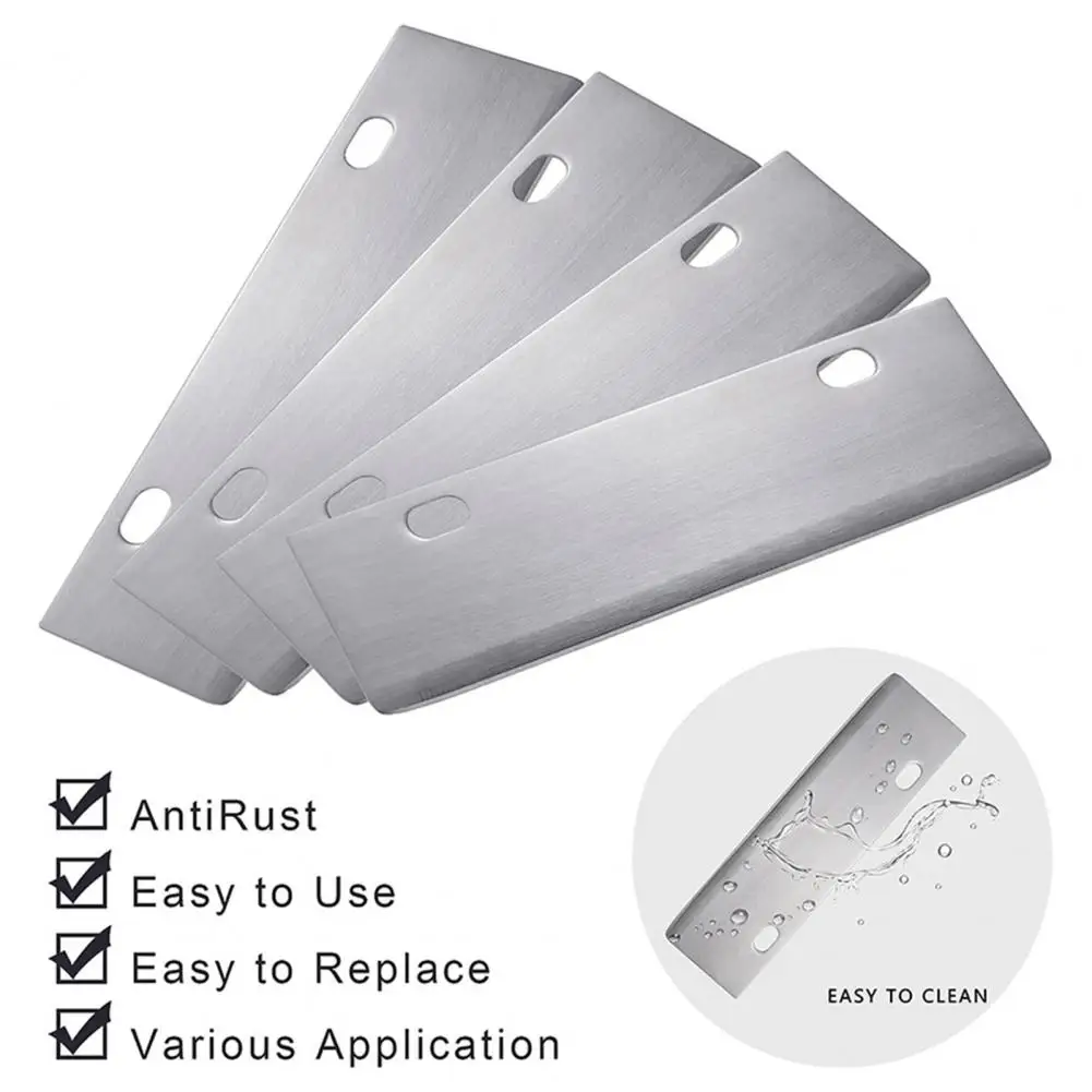 Grill Scraper Replacement Blade Grill Spatula Maintenance Tool Bbq Tools Heavy Duty Stainless Steel for Outdoor
