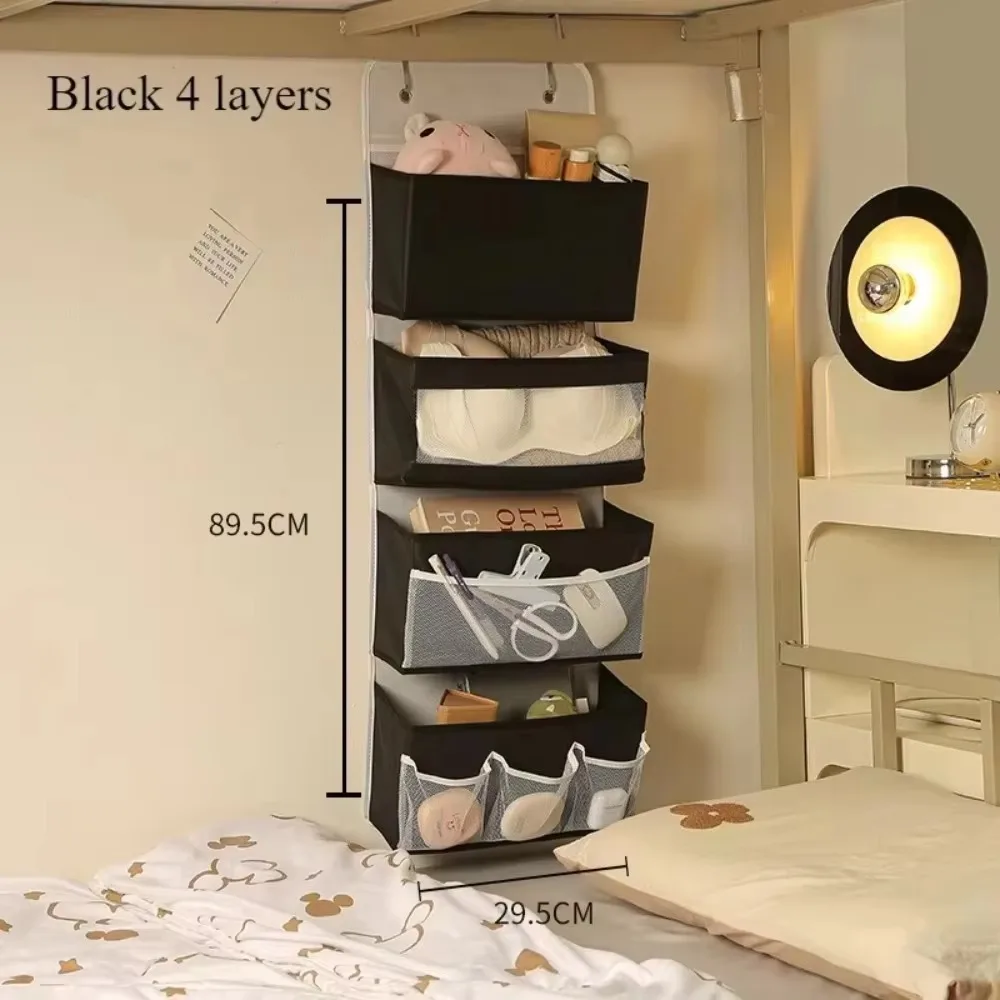 Hanging Bag Foldable Space Saving Non-woven Fabric Multi-layers Storage Bags Wall Mount Multifun-ctional Storage Hanging Bags 6