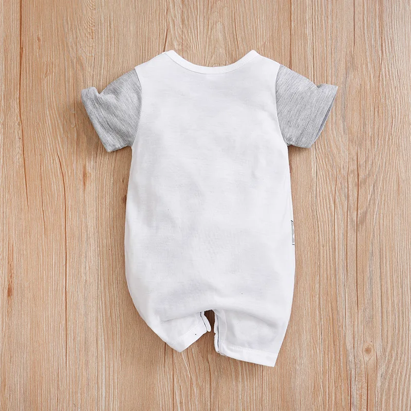 Baby Bodysuit Boys Girls Cartoon Kaola Print Short Sleeve