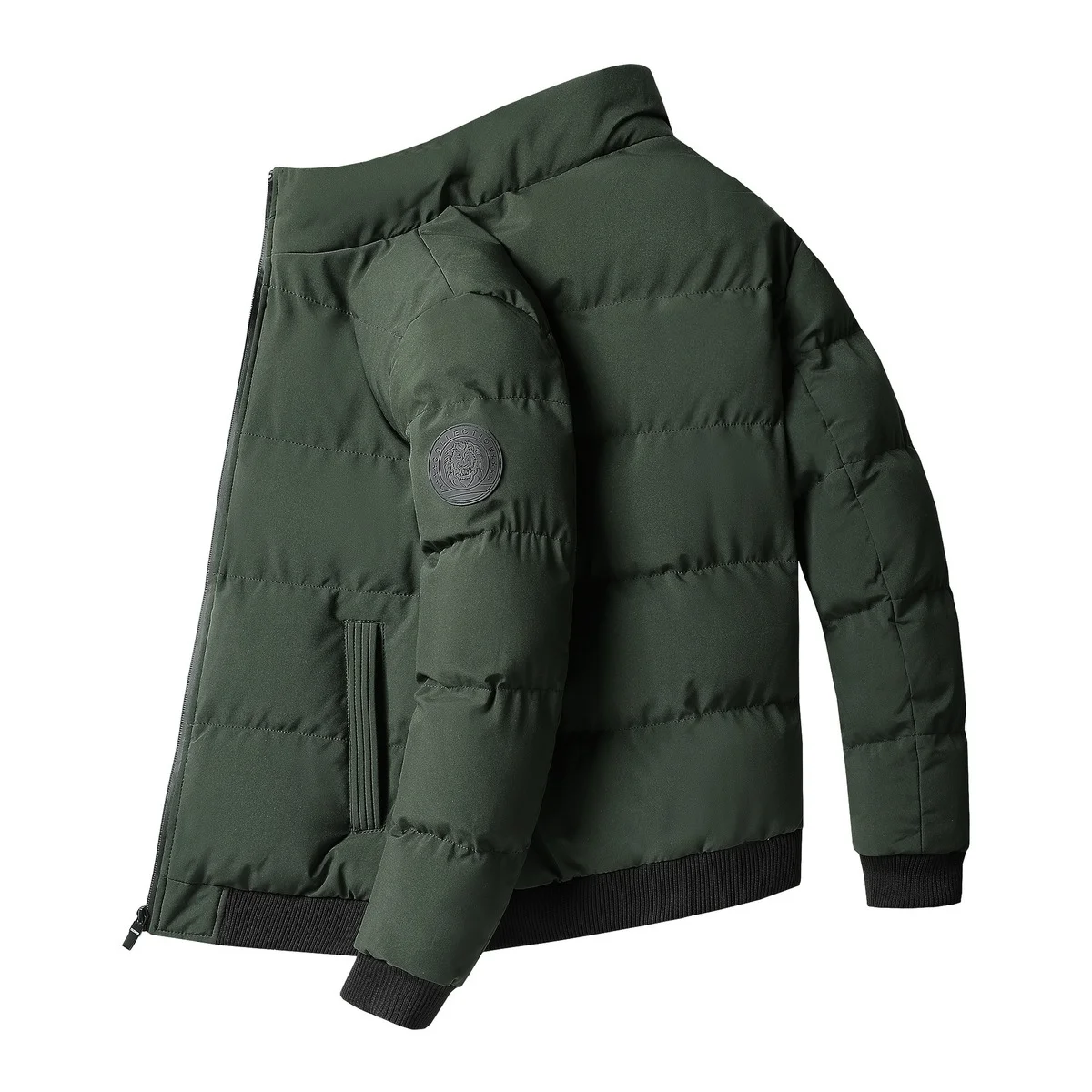 

New Cotton-padded Men's Winter Thickened Men's Down Cotton-padded Jacket American Version of Casual Men's Body Coat Man Winter
