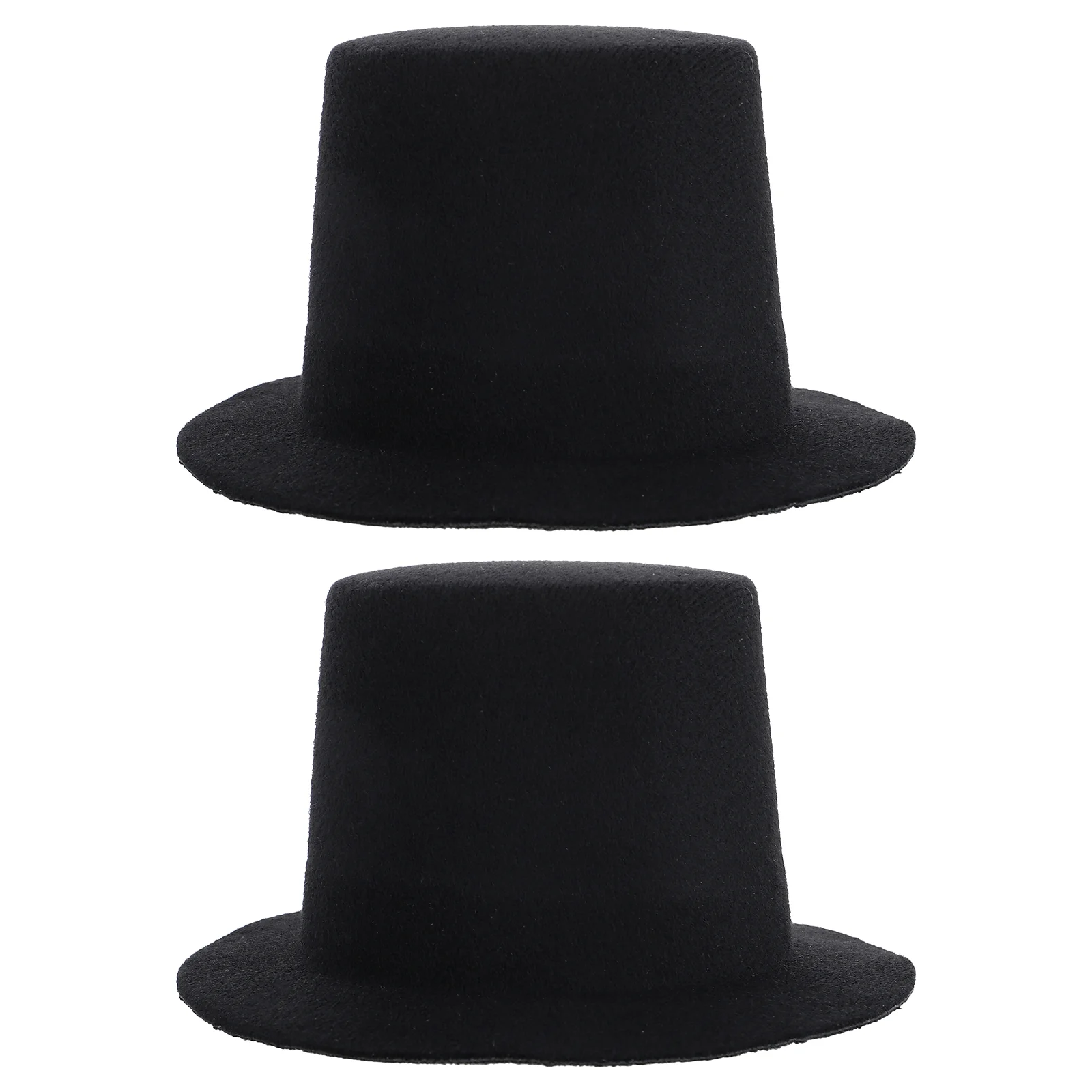 

Mini Black Top Hats Doll Hat Formal Hats Dog Pet Costume Bear Formal Hat Kids Doll Hat For Diy Crafts Cats Gifts Kids Snowman