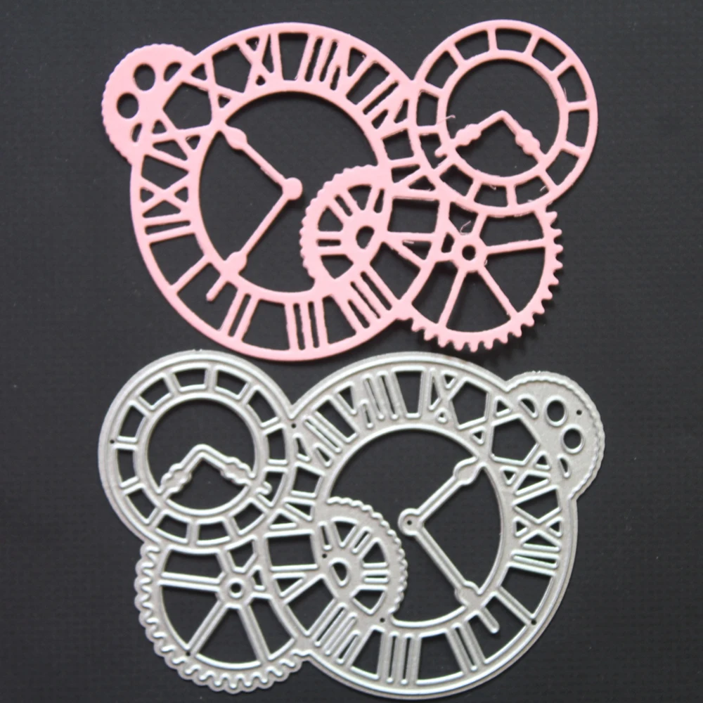 

Clock Cutting Dies Embossing Scrapbooking Cutter Paper Dies for Card Making Metal Stamp Stencils for Decoration