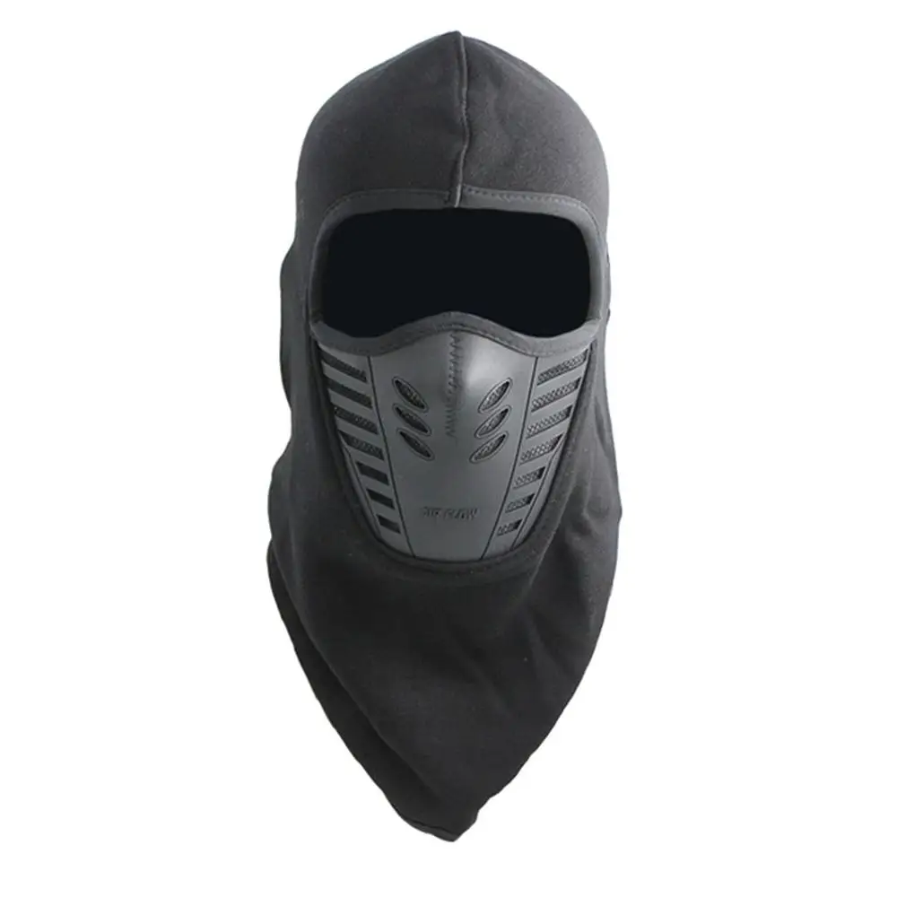 

Practical Winter Outdoor Riding Hooded Hat Thickened Fleece Face Protection Warm And Windproof Hood Mask