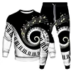 Musical Symbol Piano Violin Fader Audio Mixer Print Men Women Tracksuit Sweatshirt Jogging Pants 2 Piece Set Man Clothing Suit 1