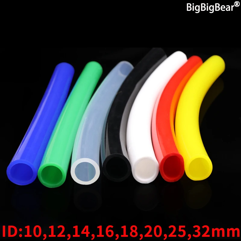 FLEXIBLE,White-ID 9mm OD 12mm--Tuyau Flexible En Silicone Coloré De 1 - Foto 3