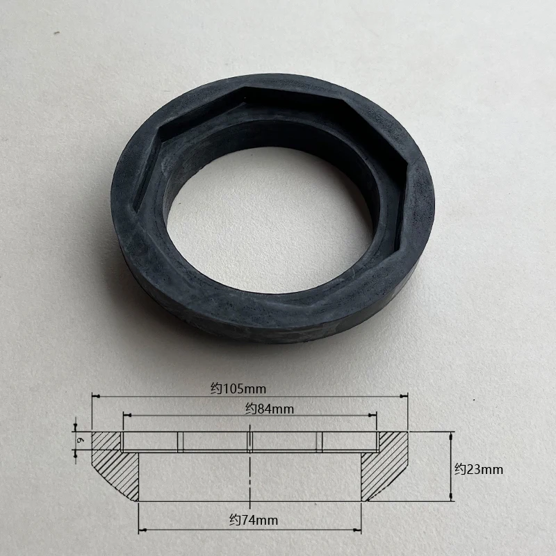 Split Toilet Water Tank Accessories, Drainage Valve, Rubber Sealing Ring, Foam Rubber Ring, Water Stop Ring