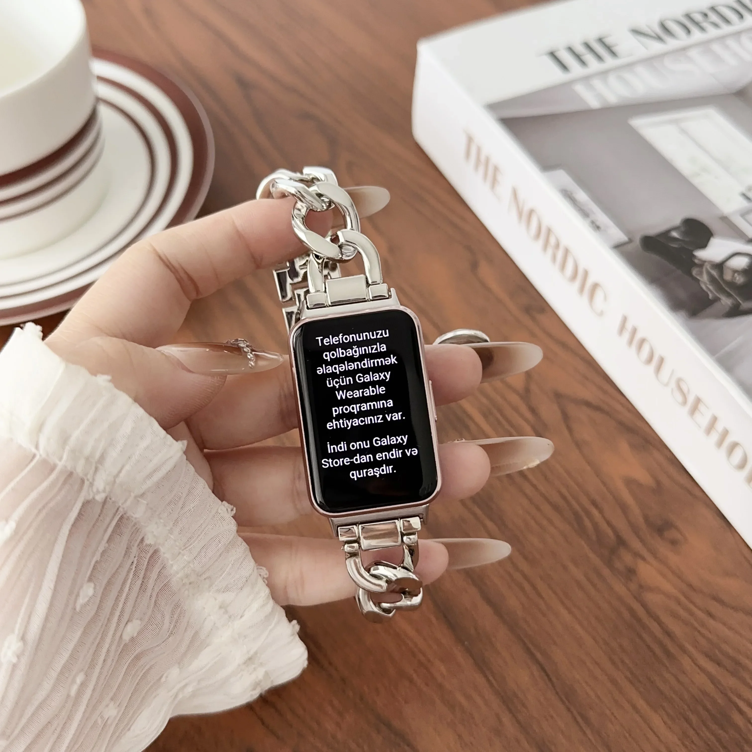 Stainless Steel Metal Chain Watchband Accessories