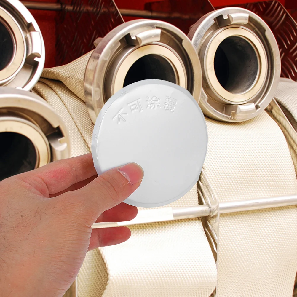 2 Pcs Sprinkler Head Cover Sprinklers Fire Covers White Iron Sprinker Ceiling Plate