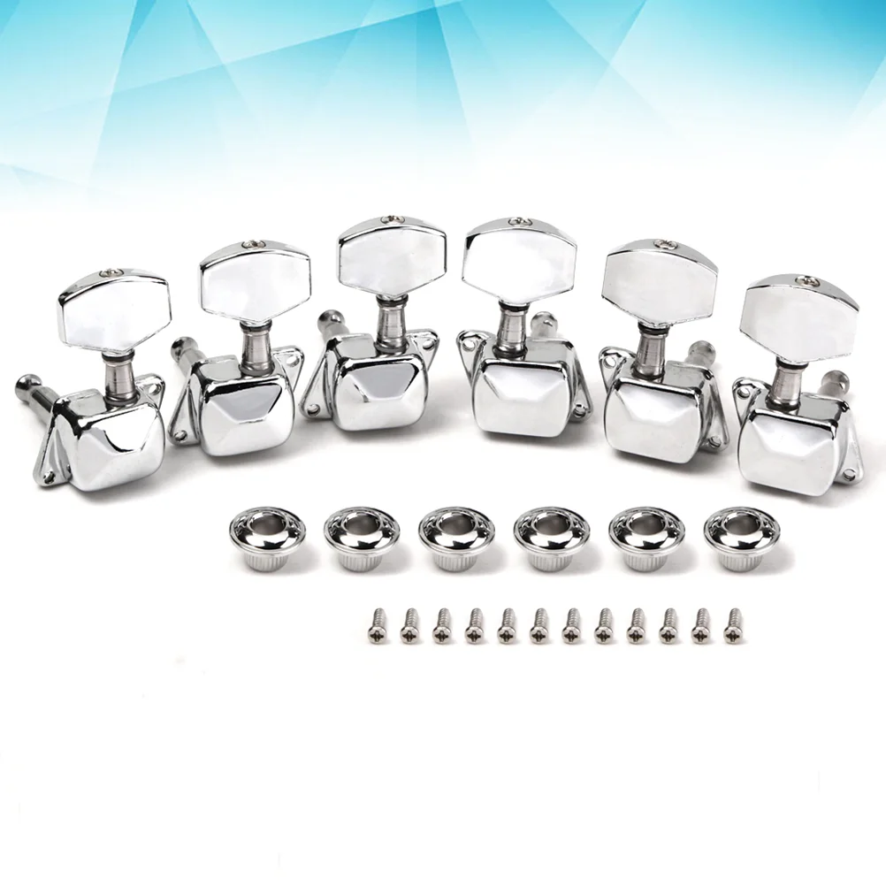 

Semiclosed String Tuning Pegs Keys Guitar Tuner Machine Heads Acoustic Electic Guitar Bass String Tuning Pegs 3L3R