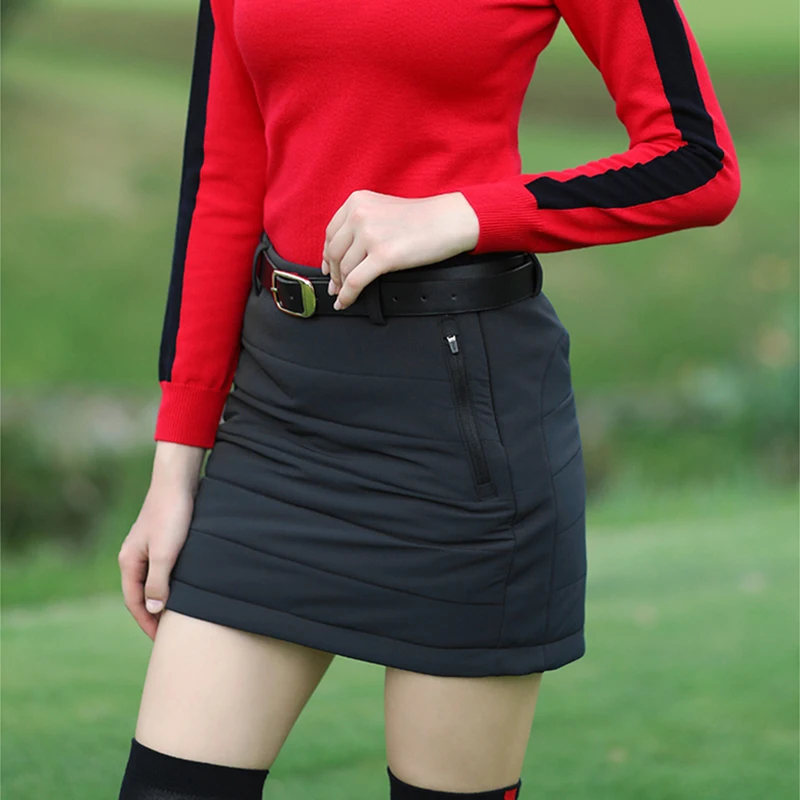 Golf Winter White Skirt Womens Golf Clothing Winter Golf Clothing